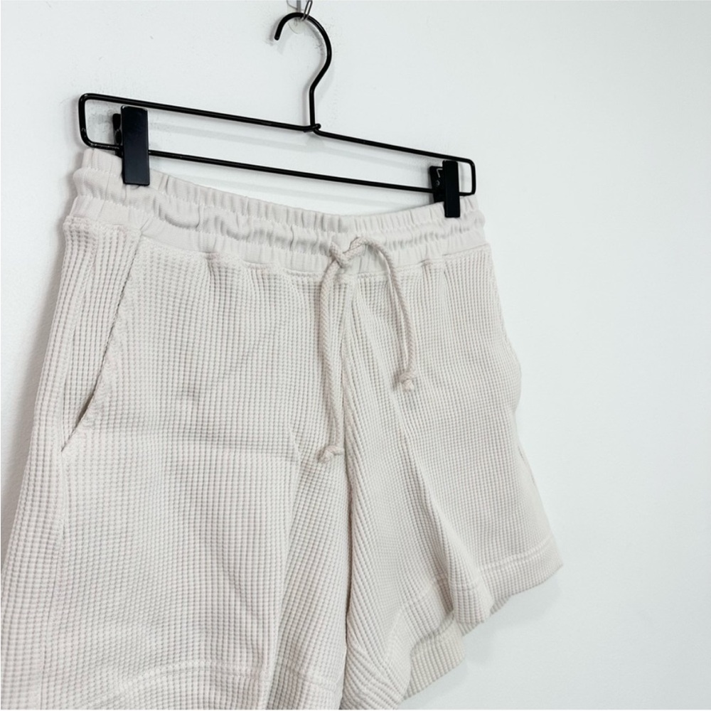 AYR Waffle Cone Shorts Pima Cotton Seashell NEW 
Size XS Comfort Loungewear - Picture 3 of 6
